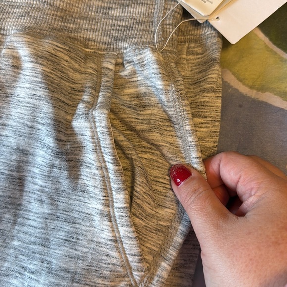 Zella Peaceful Wide Leg Sweatpants - Grey Light Heather - 3X - Picture 6 of 12